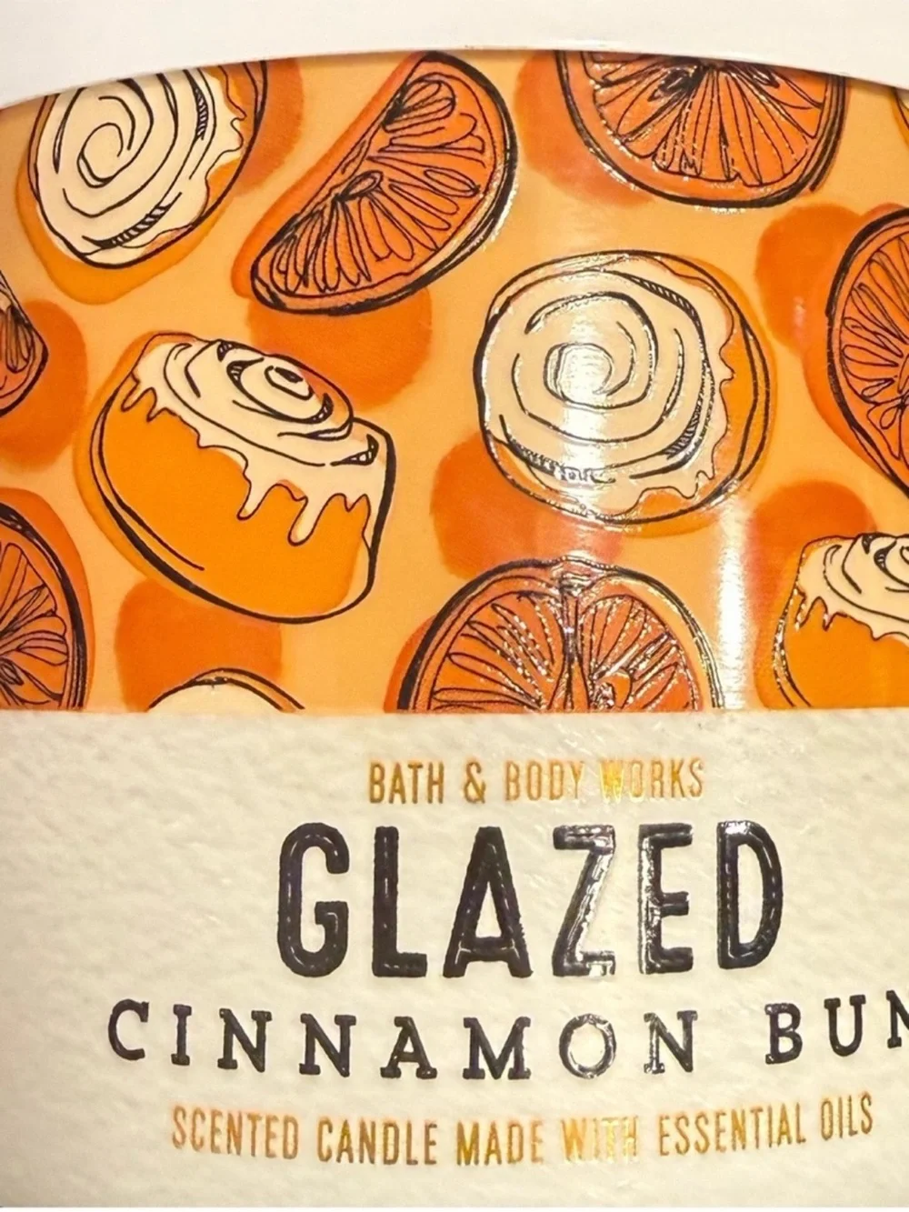 Glazed Cinnamon Bun Candle